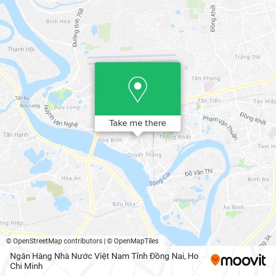 Ngân Hàng Nhà Nước Việt Nam Tỉnh Đồng Nai map