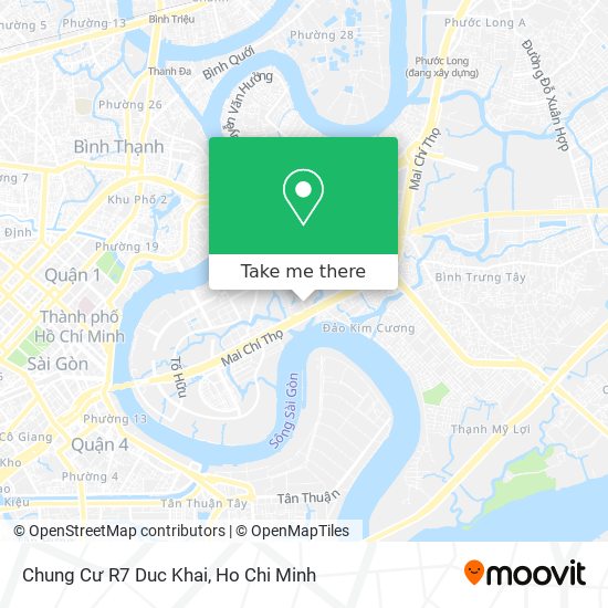 Chung Cư R7 Duc Khai map