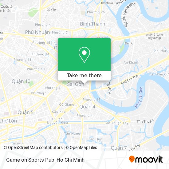 Game on Sports Pub map