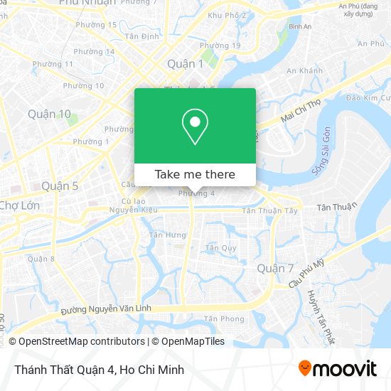 Thánh Thất Quận 4 map