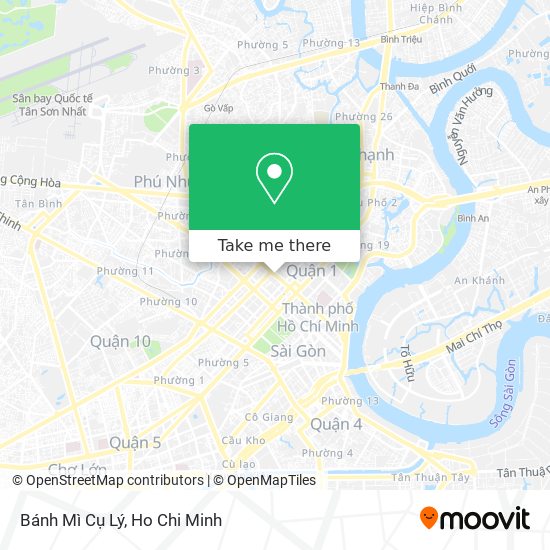 Bánh Mì Cụ Lý map