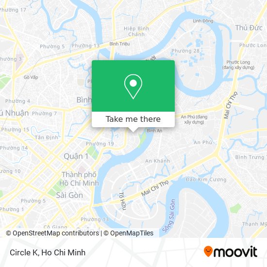Circle K map