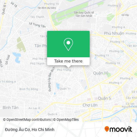 Đường Âu Cơ map