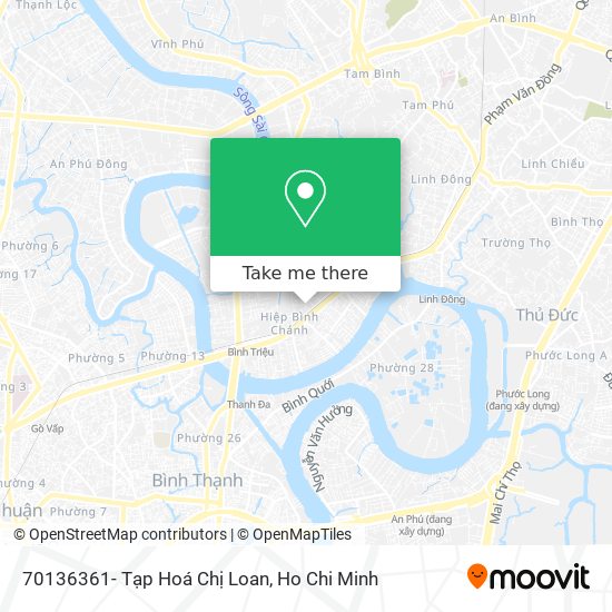 70136361- Tạp Hoá Chị Loan map