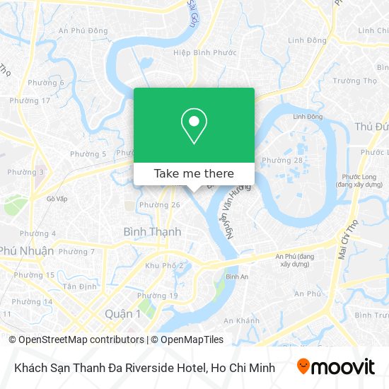 Khách Sạn Thanh Đa Riverside Hotel map