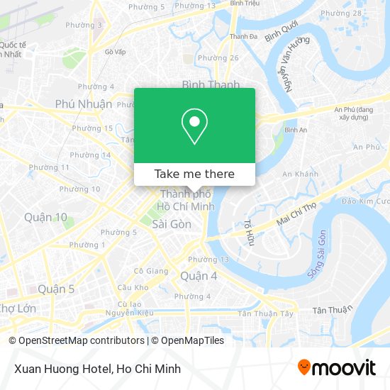 Xuan Huong Hotel map