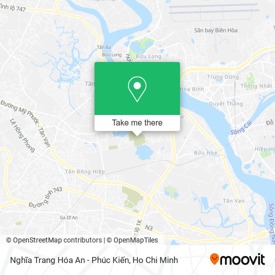 Nghĩa Trang Hóa An - Phúc Kiến map