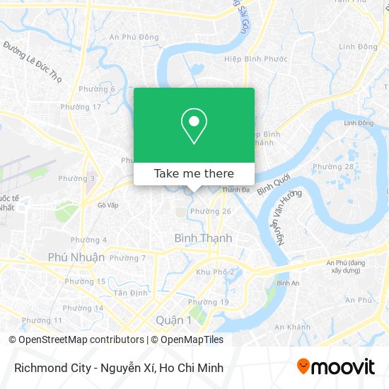 Richmond City - Nguyễn Xí map