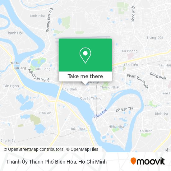 Thành Ủy Thành Phố Biên Hòa map