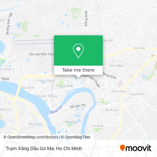 Trạm Xăng Dầu Gò Me map