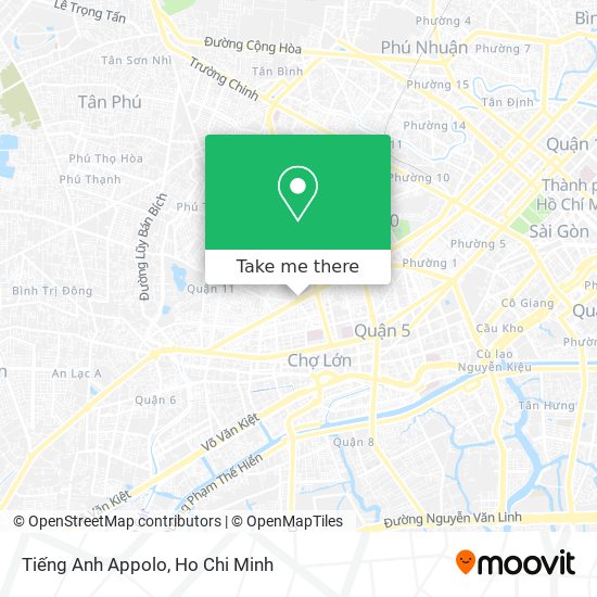 Tiếng Anh Appolo map