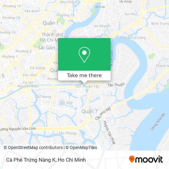 Cà Phê Trứng Nàng K map