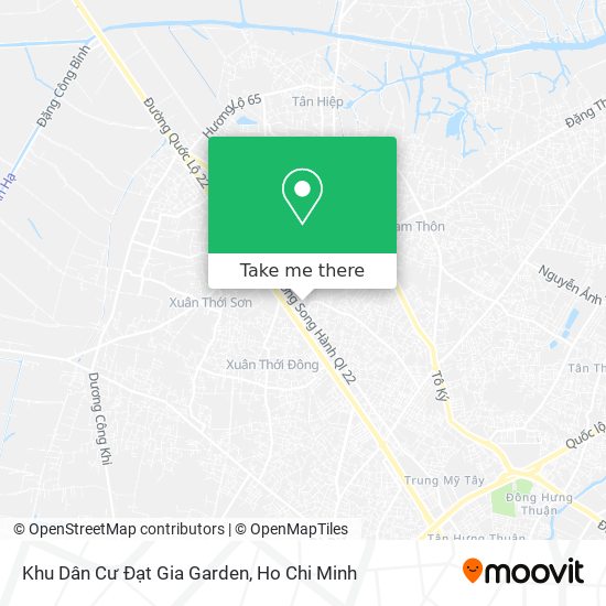 Khu Dân Cư Đạt Gia Garden map