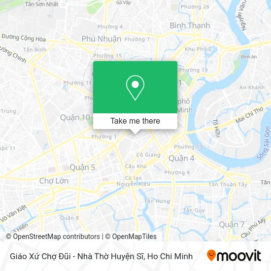 Giáo Xứ Chợ Đũi - Nhà Thờ Huyện Sĩ map