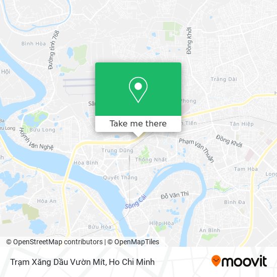 Trạm Xăng Dầu Vườn Mít map
