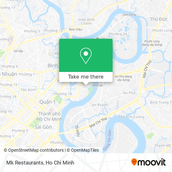 Mk Restaurants map