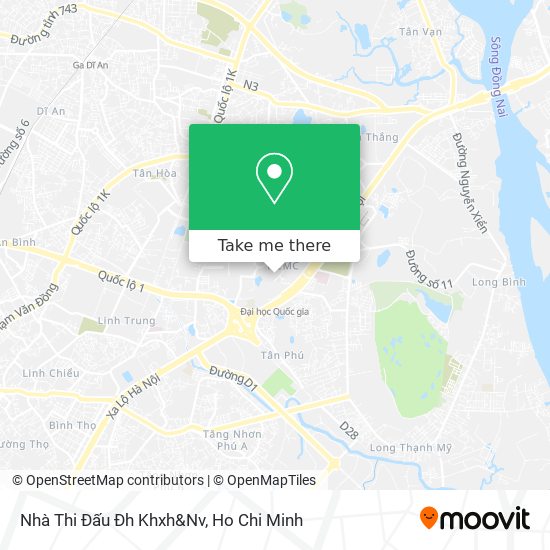 Nhà Thi Đấu Đh Khxh&Nv map