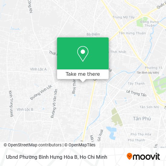 Ubnd Phường Bình Hưng Hòa B map