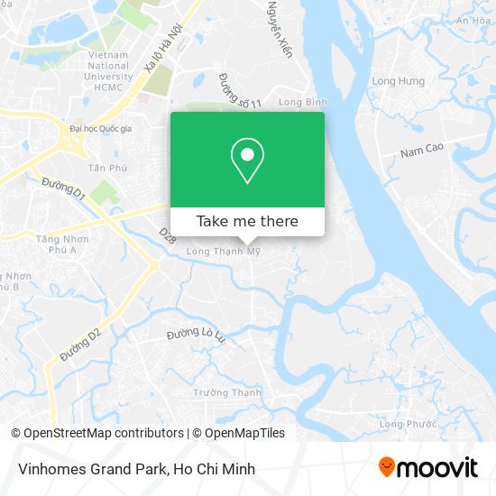 Vinhomes Grand Park map