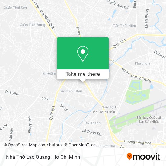 Nhà Thờ Lạc Quang map