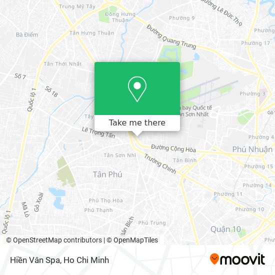 Hiền Vân Spa map
