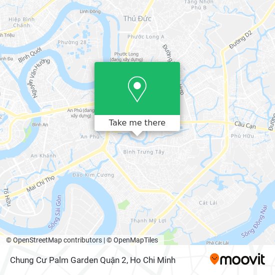 Chung Cư Palm Garden Quận 2 map