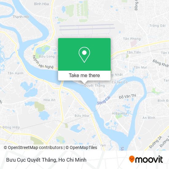 Bưu Cục Quyết Thắng map