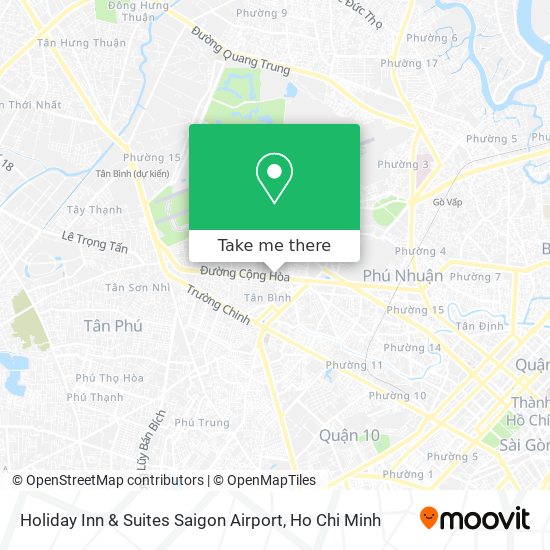 Holiday Inn & Suites Saigon Airport map