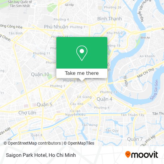 Saigon Park Hotel map