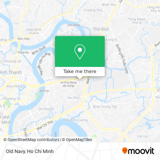 Old Navy map