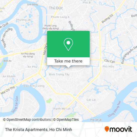 The Krista Apartments map