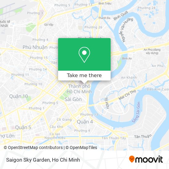 Saigon Sky Garden map