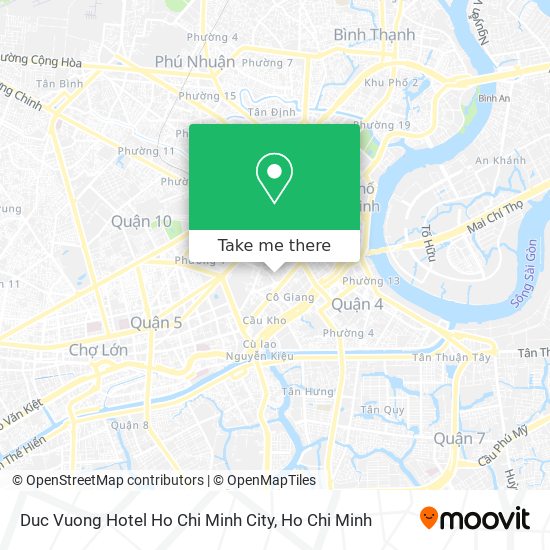 Duc Vuong Hotel Ho Chi Minh City map