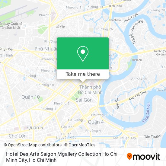Hotel Des Arts Saigon Mgallery Collection Ho Chi Minh City map