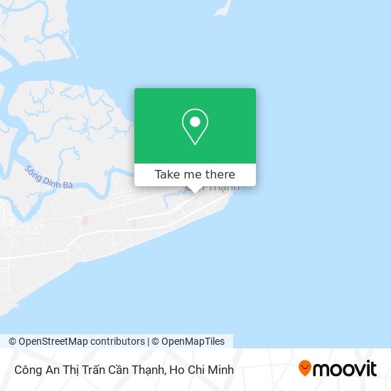 Công An Thị Trấn Cần Thạnh map