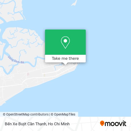 Bến Xe Buýt Cần Thạnh map
