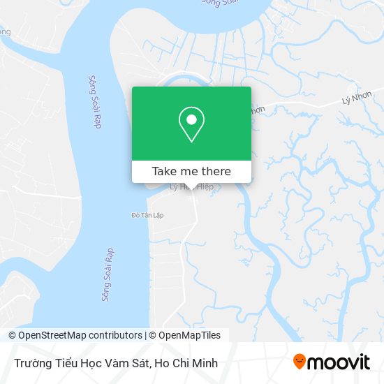 Trường Tiểu Học Vàm Sát map