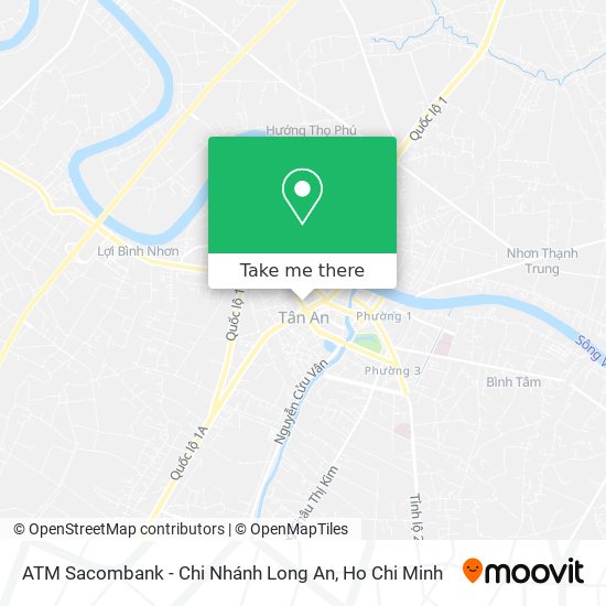 ATM Sacombank - Chi Nhánh Long An map