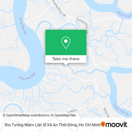 Bia Tưởng Niệm Liệt Sĩ Xã An Thới Đông map