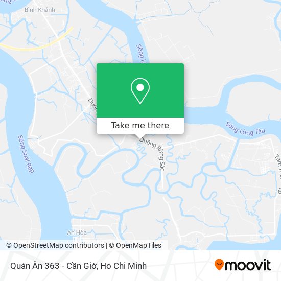 Quán Ăn 363 - Cần Giờ map