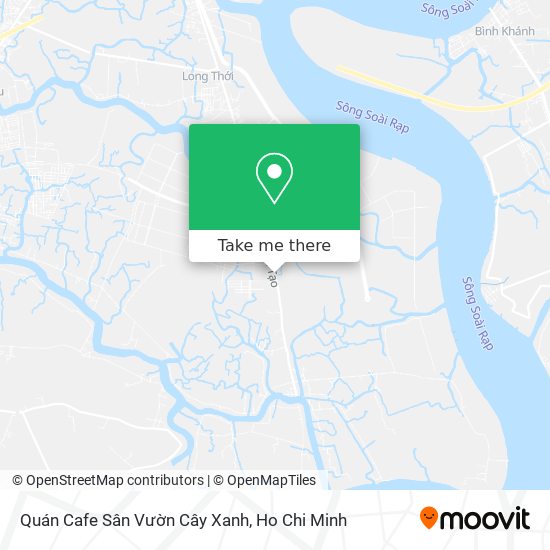 Quán Cafe Sân Vườn Cây Xanh map