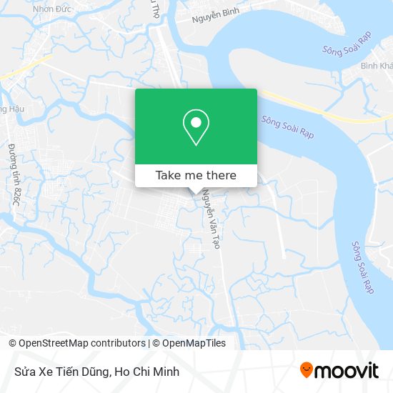 Sửa Xe Tiến Dũng map
