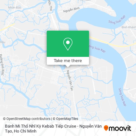 Bánh Mì Thổ Nhĩ Kỳ Kebab Tiếp Cruise - Nguyễn Văn Tạo map