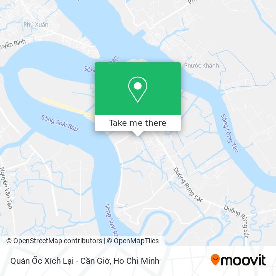 Quán Ốc Xích Lại - Cần Giờ map