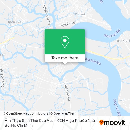 Ẩm Thực Sinh Thái Cau Vua - KCN Hiệp Phước Nhà Bè map