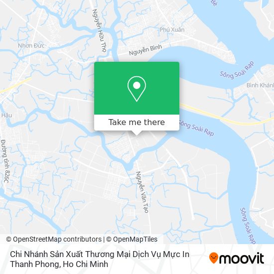 Chi Nhánh Sản Xuất Thương Mại Dịch Vụ Mực In Thanh Phong map