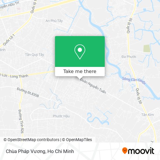 Chùa Pháp Vương map