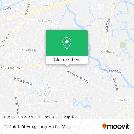 Thánh Thất Hưng Long map