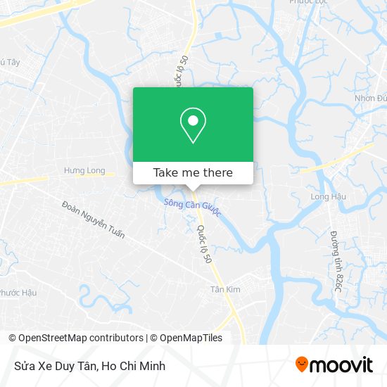 Sửa Xe Duy Tân map