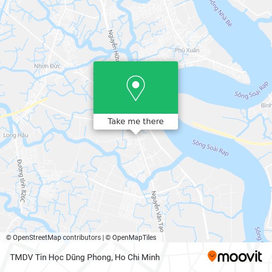 TMDV Tin Học Dũng Phong map